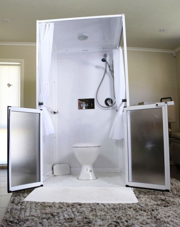 Careport Portable Bathroom - Hiline Hardware - Home Modification