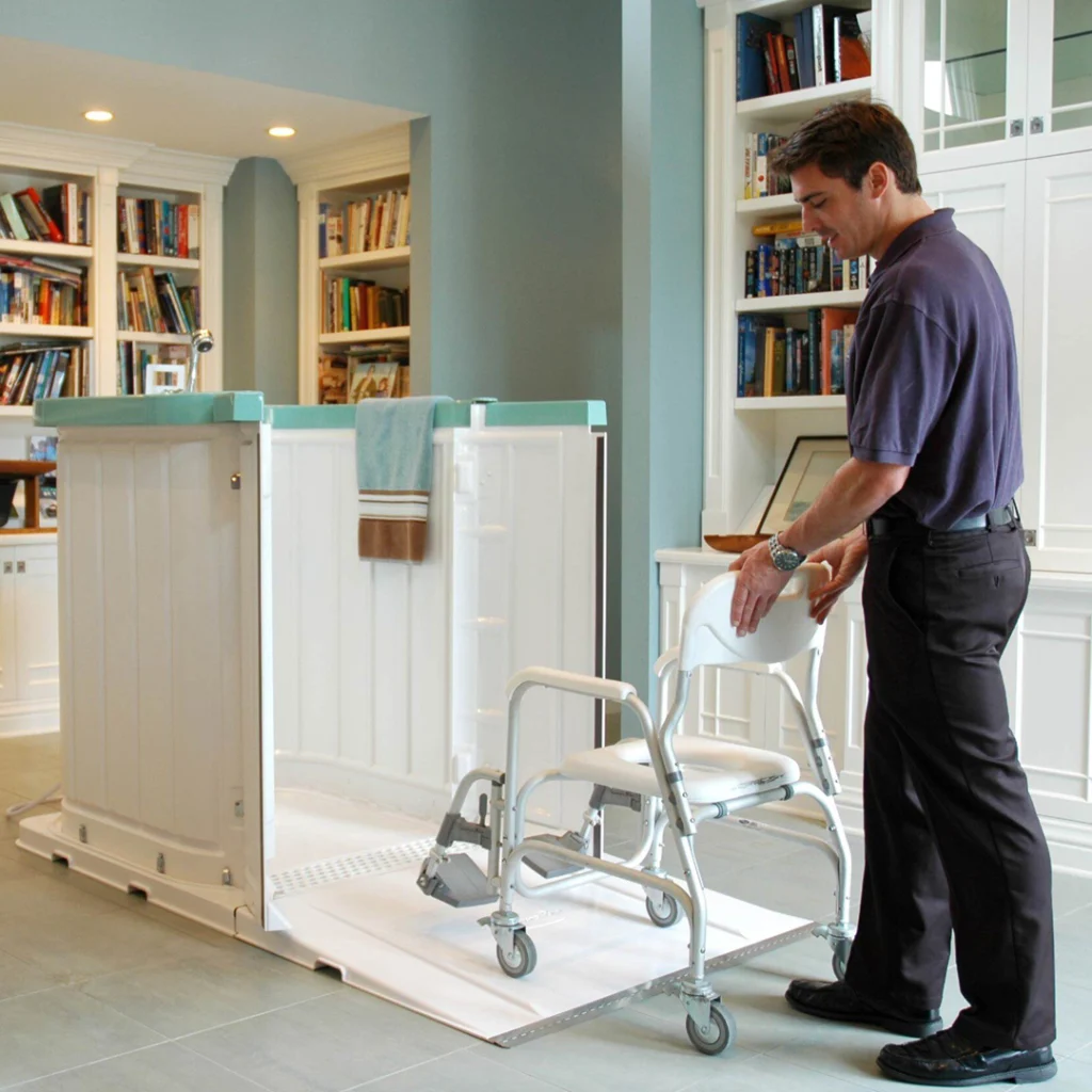 Shower Bay - Portable Shower for Wheelchairs