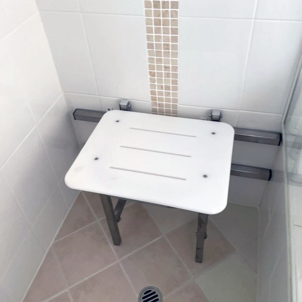 Hiline Home Modifications - Shower seat with wall support