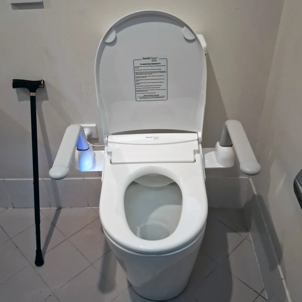 Hiline Home Modifications - InteliClean Bidet with arms