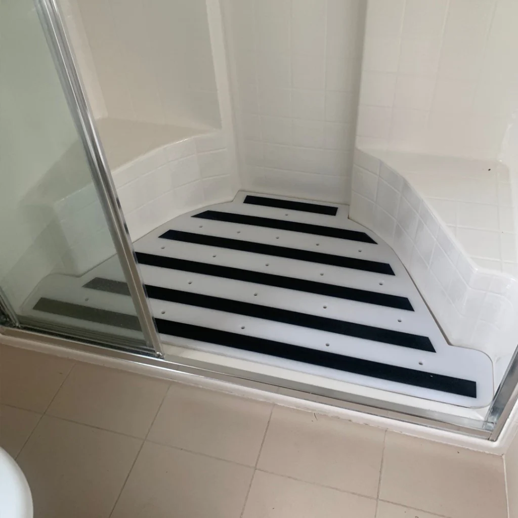 Hiline Home Modifications - Non-slip raised Shower platform
