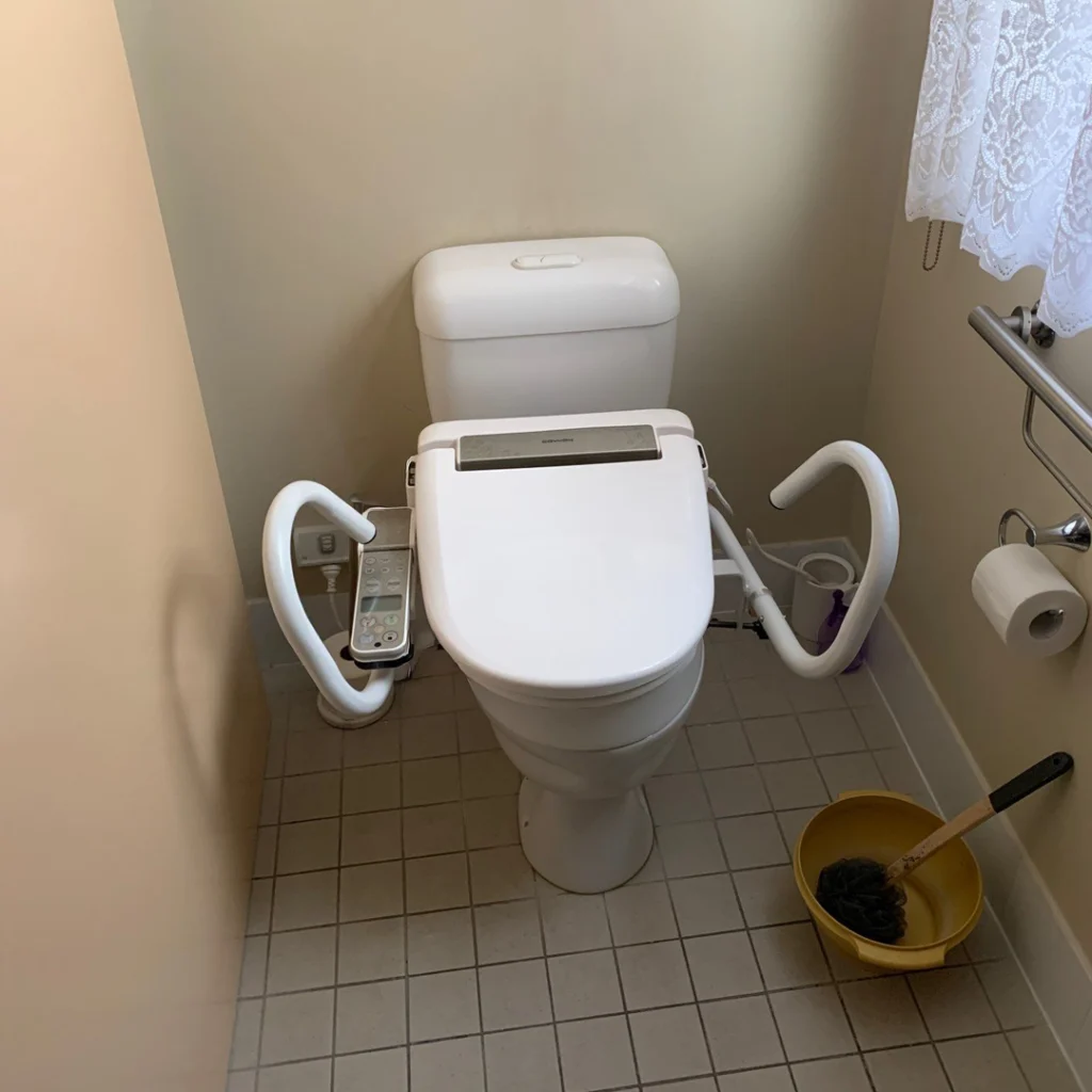 Hiline Home Modifications - Throne Toilet support arms