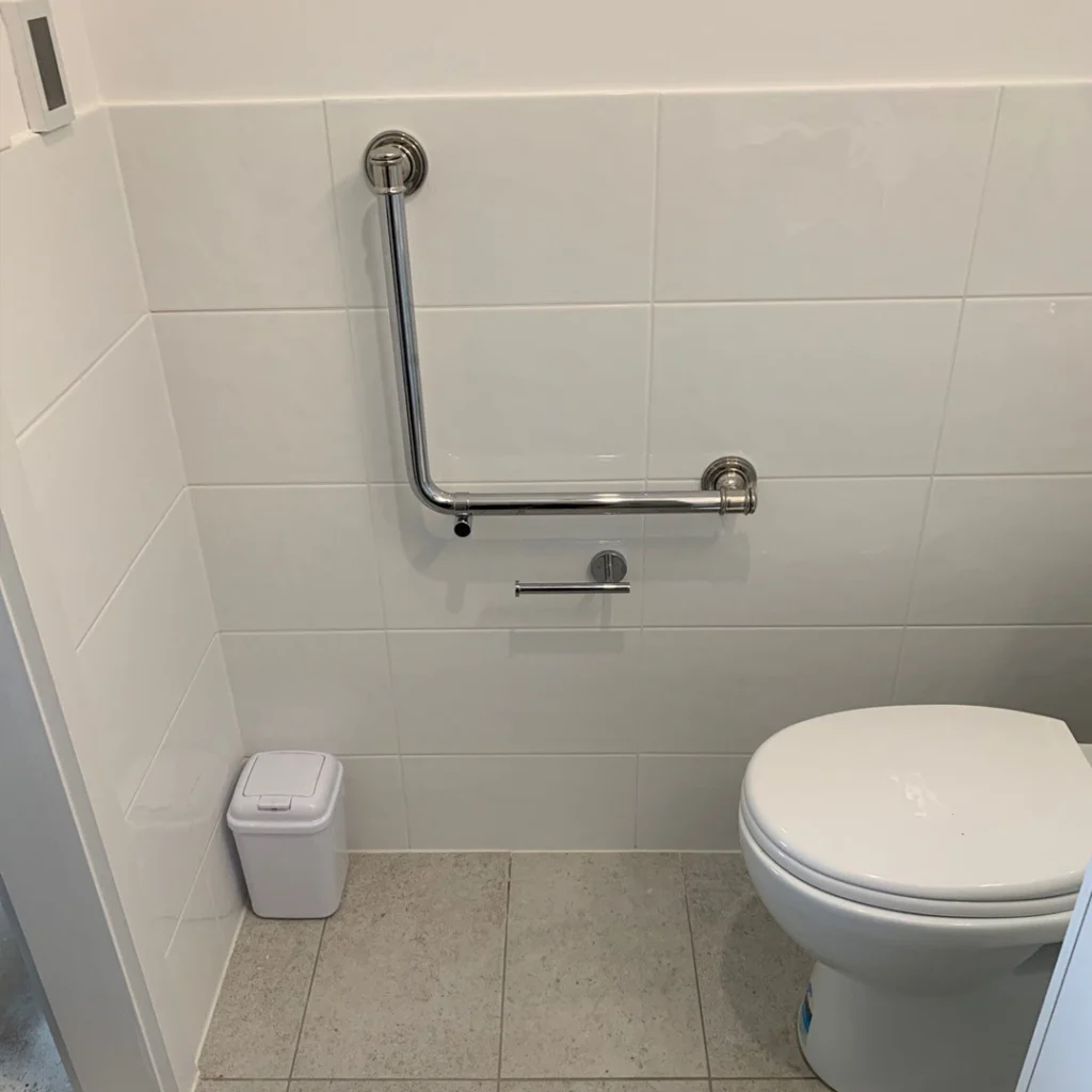 Hiline Home Modifications - Toilet Support Grab Rail